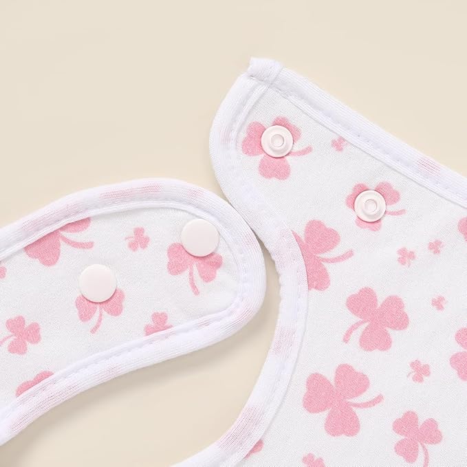 Pack of 6,Baby Bibs,Unisex,Soft and Absorbent,Adjustable,Easy to Use