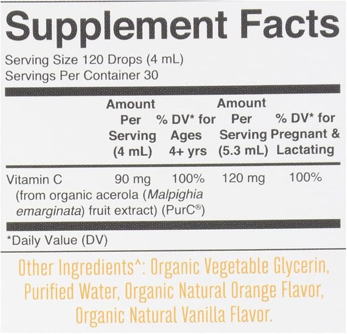 Mary Ruth's Organic Vitamin C Drops, 4 FZ