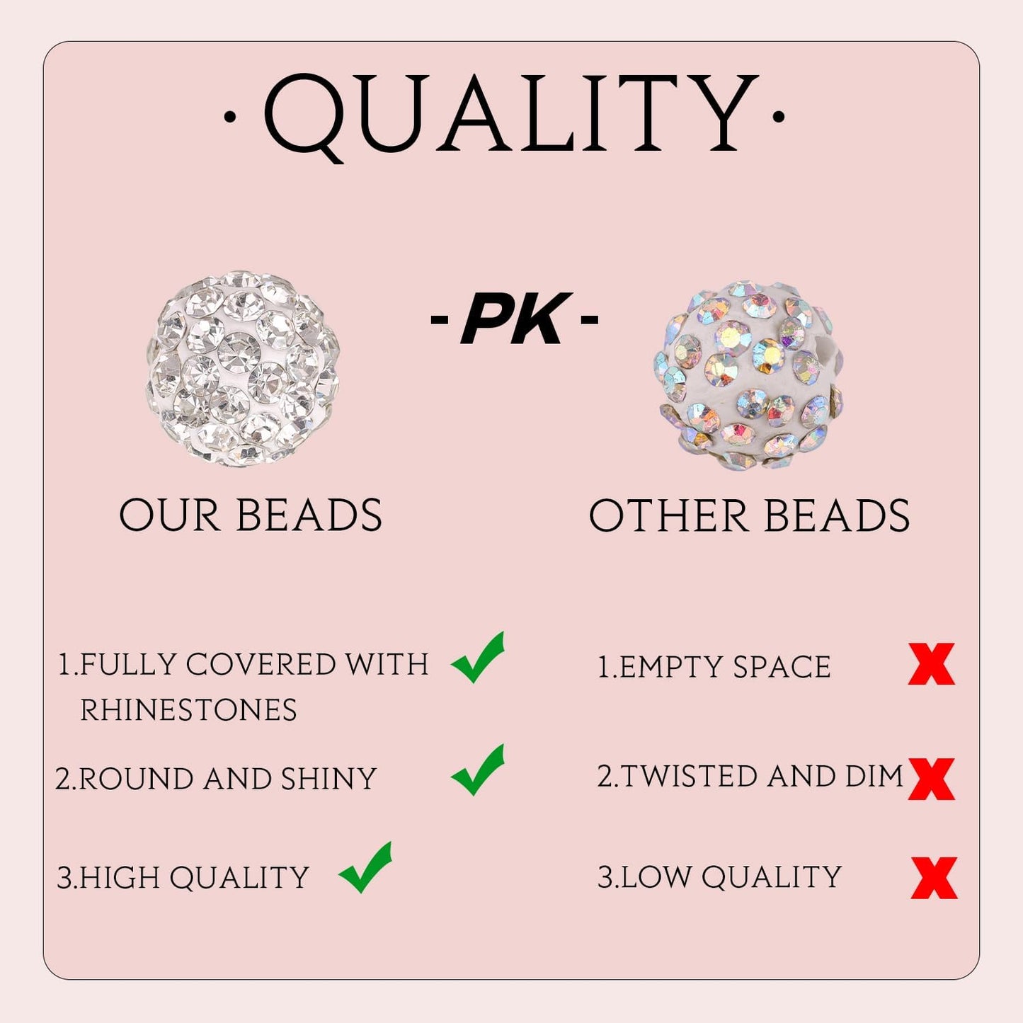 200pcs 10mm Blue Zircon Rhinestone Beads for Jewelry Making, Shiny Round Shamballa Disco Ball Beads, Sparkle Crystal Clay Christmas for Bracelet Baseball Necklace Earring Crafting and DIY