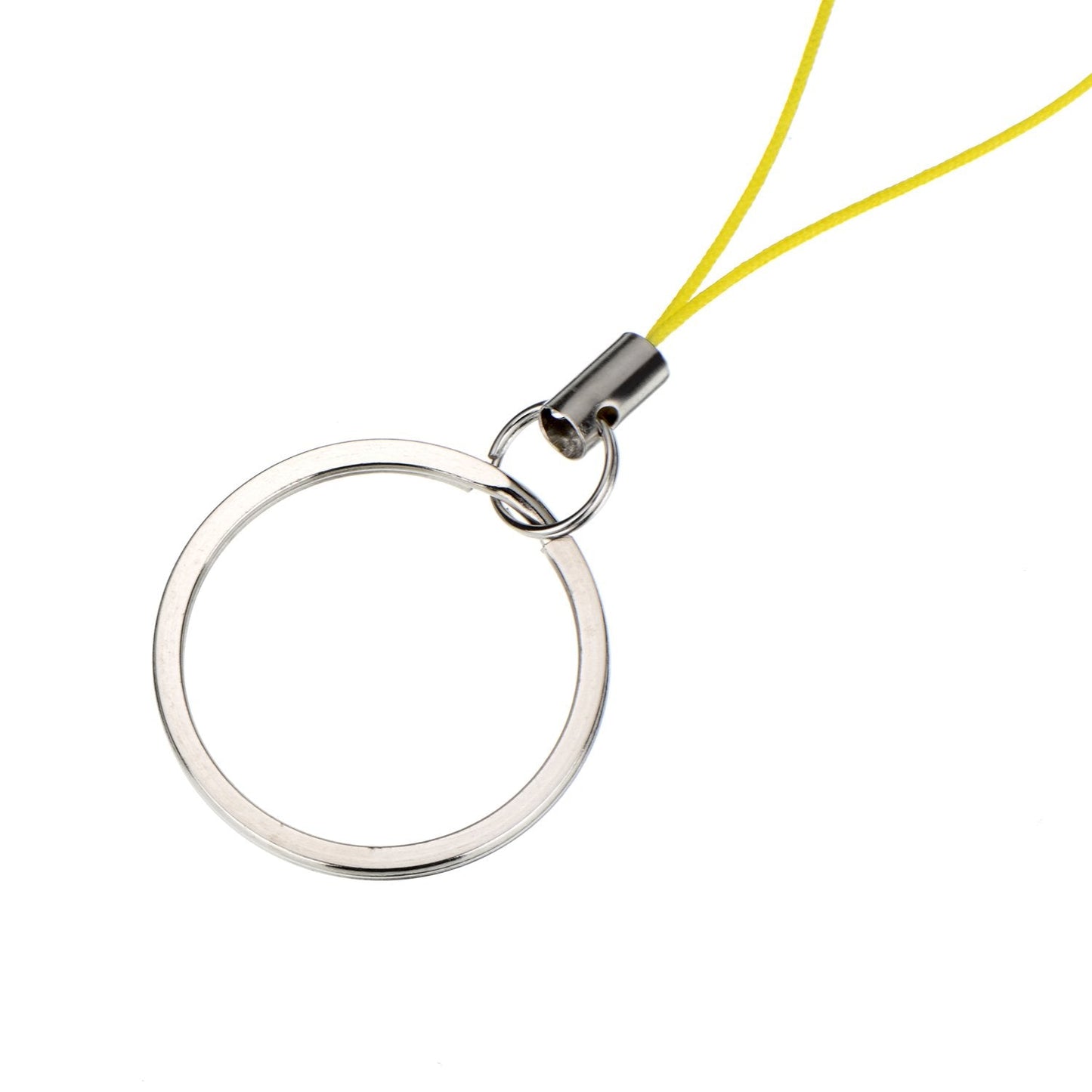 Bememo 20 Pieces Nylon Keychain Lanyard For Usb Flash Drive Key Fob Lanyard With Color Strap String Bulk Short Key Ring Loop For