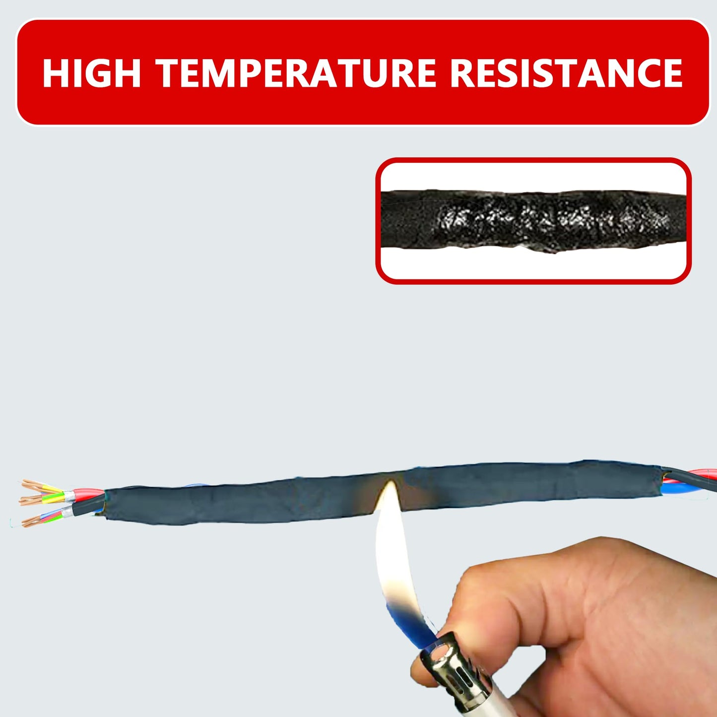 SWRT Wire Harness Tape, 3/4 Inch × 40 Feet, 8 Packs (320 Feet Total), Self-Adhesive Black Cloth Electrical Tape for Automotive Use, Fabric Tape Wire Wrap, High Temperature Resistance.