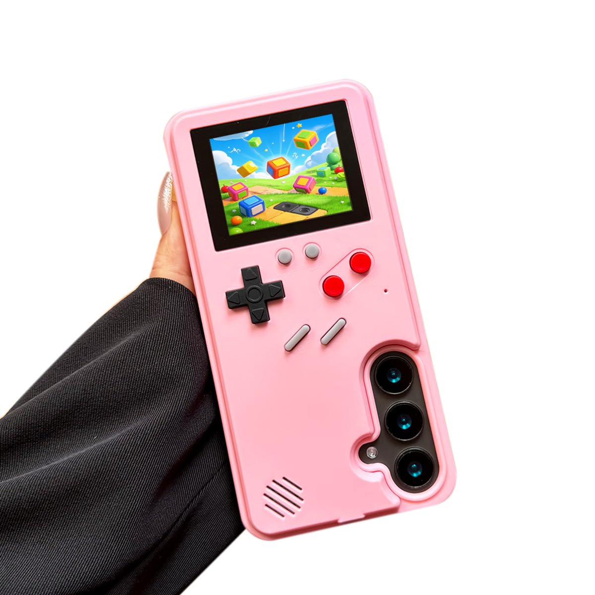 ERAKOLE Game Phone Case for Samsung Galaxy S21 Plus, Nostalgic Game Case for Samsung Retro Playable Gaming Design, Classic Creat