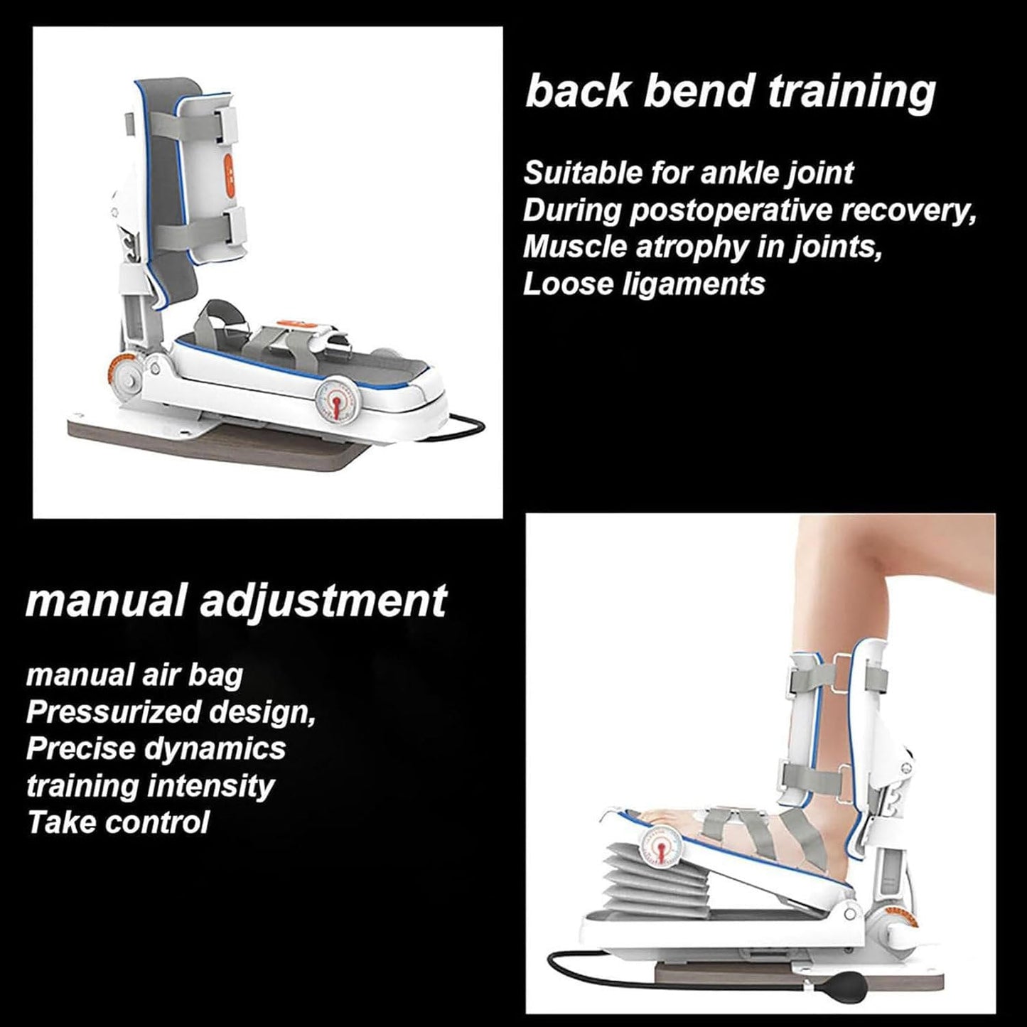 Ankle Joint Rehab Training Equipment,Ankle Post-Operative Trainer,Foot Rehabilitation Training Equipment,Static Stretch Correction Electric