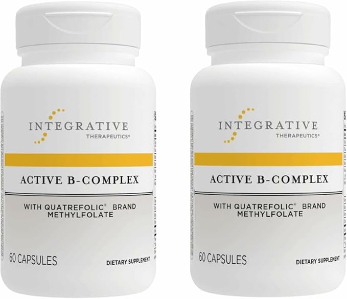 Integrative Therapeutics Active B-Complex - Cellular Energy, Immune Function & Heart Health Support with Vitamins B2, B6 &...