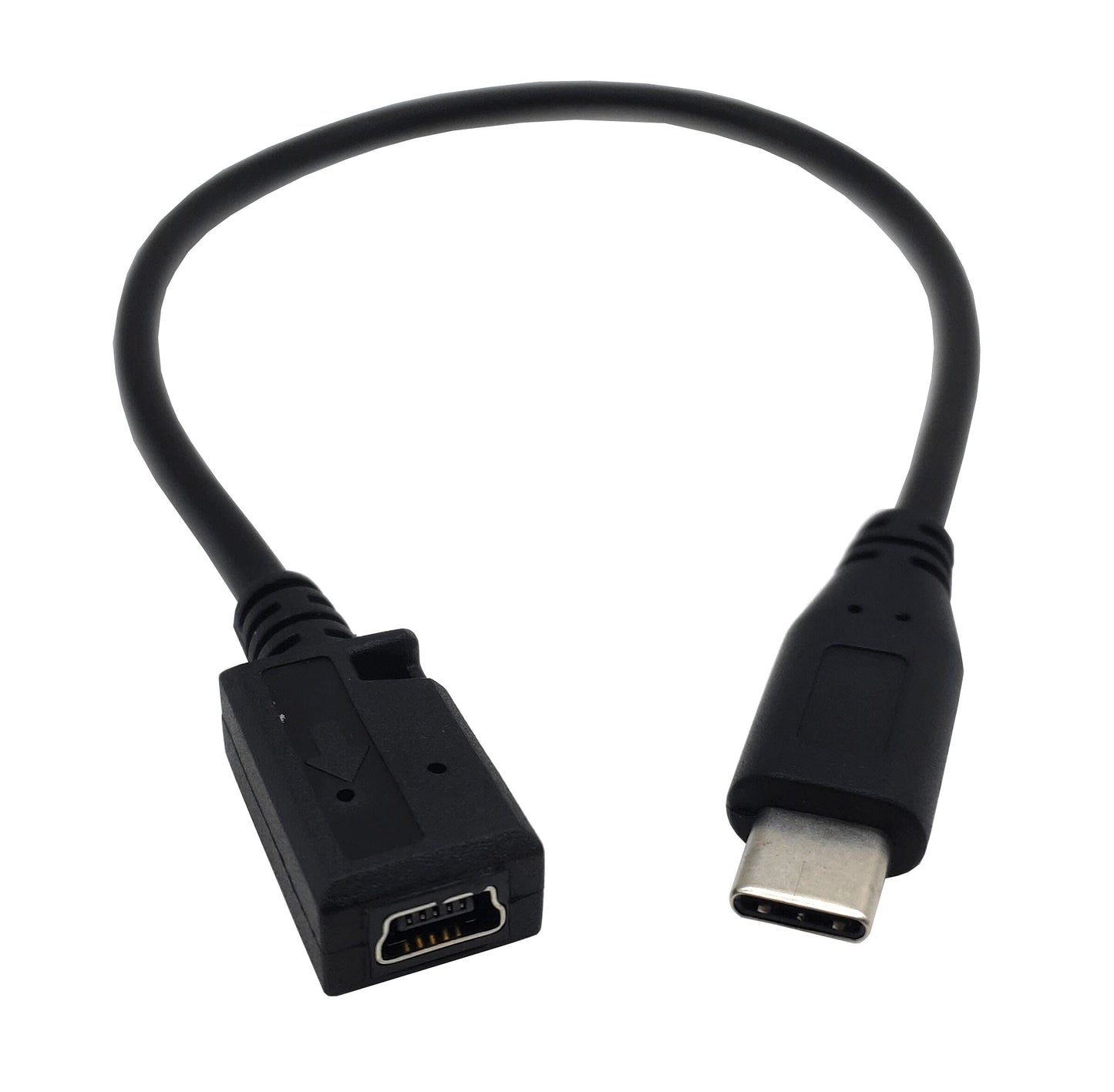 Qaoquda Usb C To Mini Usb Cable, Usb-C Type C Male To Mini Usb Female Adapter Converter Charging Cable For Macbook Pro, Laptop,