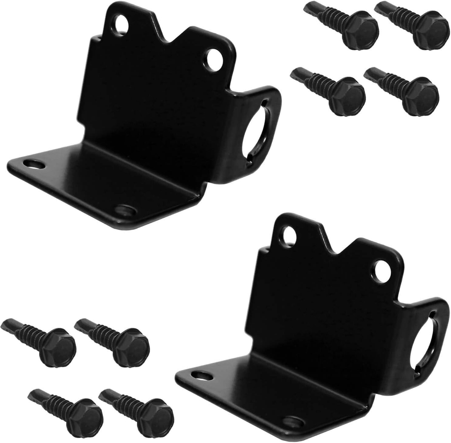 Vinyl Fence Drop Rod - Black Cane Bolt for Securing Double Gates - Powder Coated Hardware