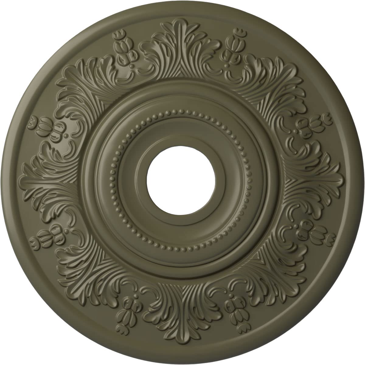 Ekena Millwork Cm20Viptf Vienna Ceiling Medallion, 20 Od X 3 1/2 Id X 1 1/2 P, Painted Turtle