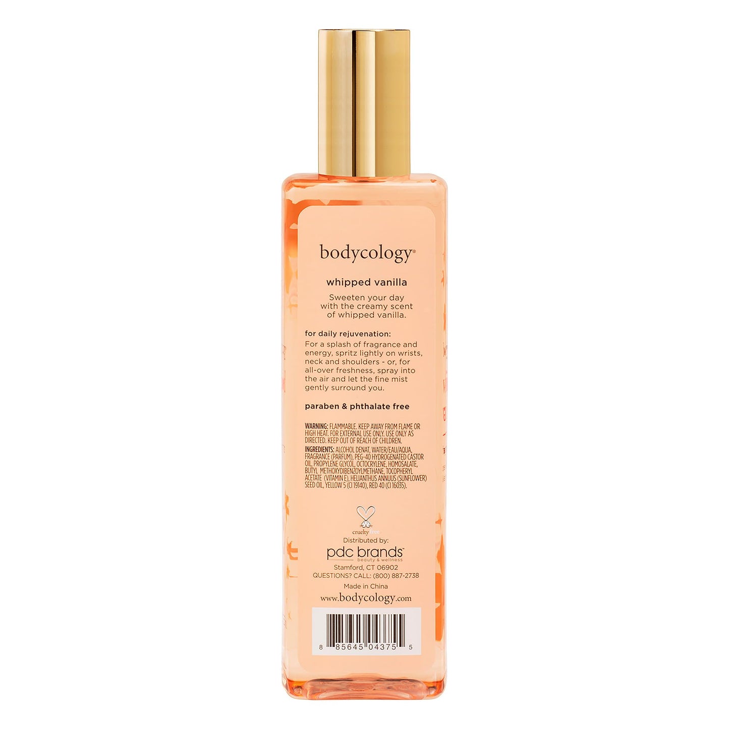 Bodycology Whipped Vanilla Fragrance Mist Women 8 oz