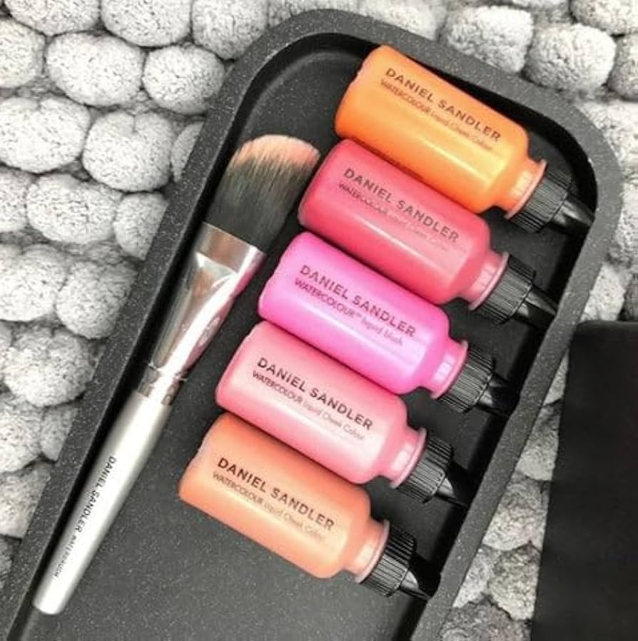 Daniel Sandler WATERCOLOUR LIQUID BLUSH CHERUB - Lightweight, Buildable, Water-Resistant Formula for Cheeks, Lips
