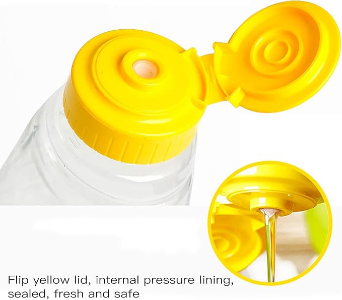 Honey Jar Honey Bottle Honey Container,10 Pack 8 Fluid Oz Honey Bottle Jars, Honey Squeeze Bottle Jars Clear Honey Containers Dispenser Honey Squeeze Bottle Juice Bottle with Flip-Top Lid