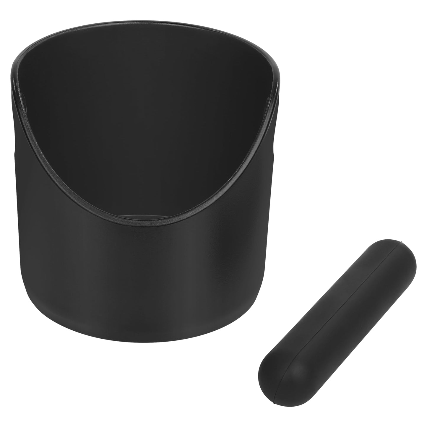 Small Coffee Knock Box 4.3 Inch, Apexstone Coffee Mini Knock Box, Mini Knock Box Espresso, Small Knock Box Espresso with Removable Knock Bar And Non-Slip Base