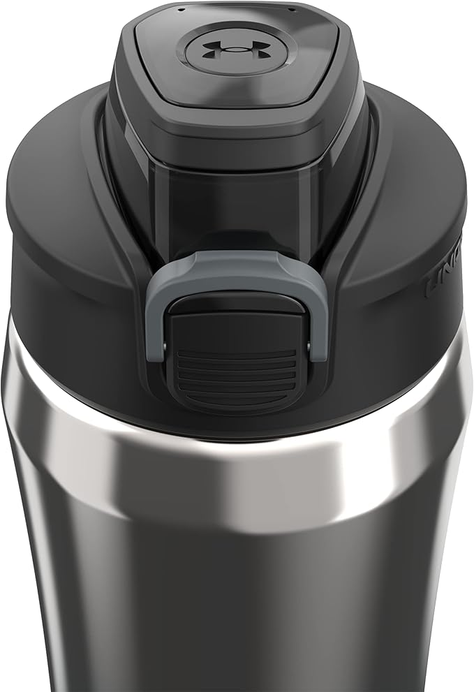 Under Armour 18oz Beyond Stainless Steel Water Bottle, Vacuum Insulated, Self Draining Protective Cap, Leak Proof, For Kids & Adults, All Sports, Gym