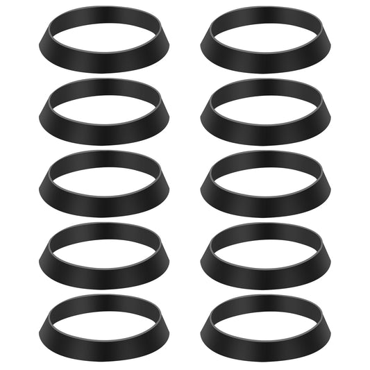 10 PCS Seal Ring Silicone Washer Waste Pipe Seal Ring Rubber Gasket Washers Plumbing for 1 1/2 Inch Drain Pipe Sink Drains
