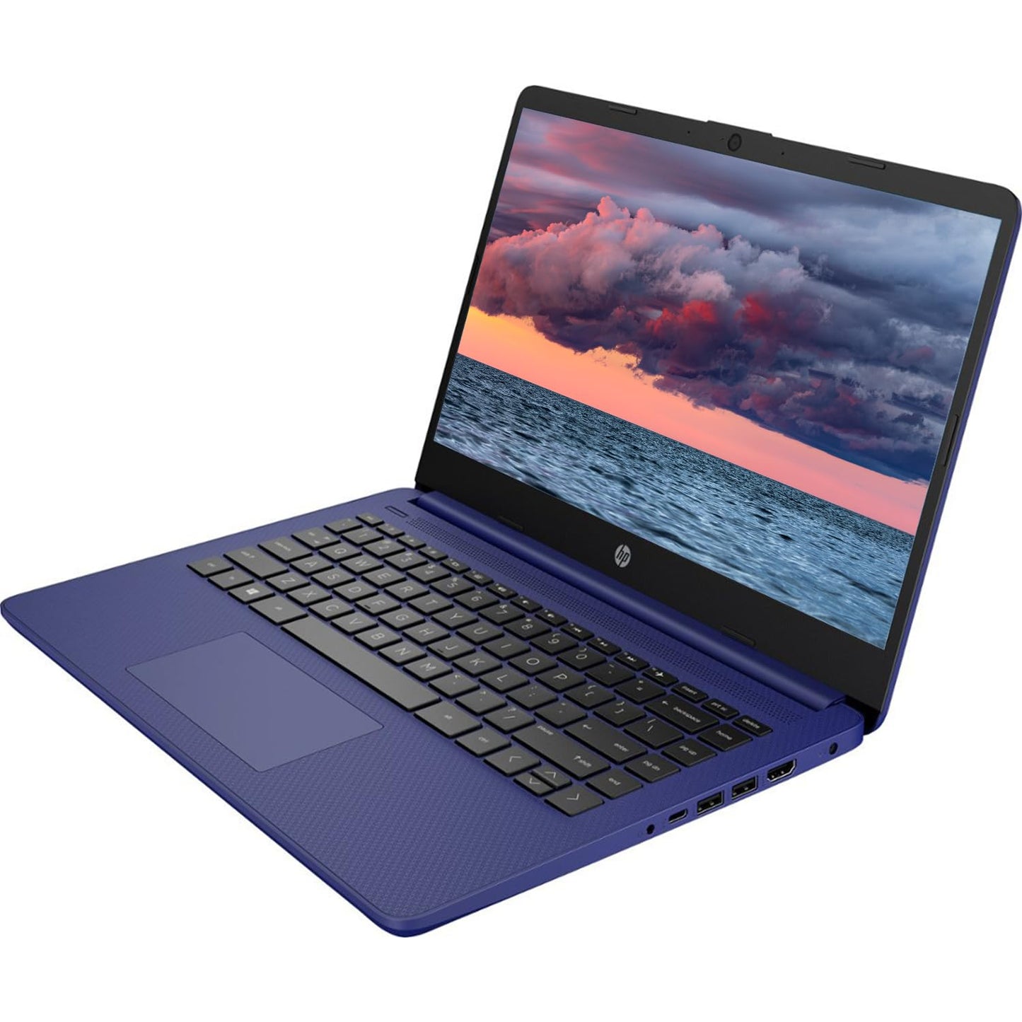 Hp Portable Laptop, Student And Business, 14 Hd Display, Intel Quad-Core N4120, 4Gb Ddr4 Ram, 64Gb Emmc, 1 Year Office 365, Webc
