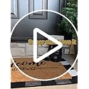 MUBIN Cotton Buffalo Plaid Rug 27.5 x 43 Inches Black and White Check Rugs Hand-Woven Indoor or Outdoor Rugs for Layered D...
