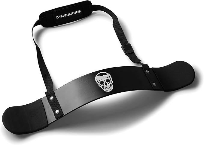 Gymreapers Bicep Arm Blaster - Bicep Curl Isolator w/Contoured, Padded Edges - Adjustable Bicep Bomber for Weightlifting &...