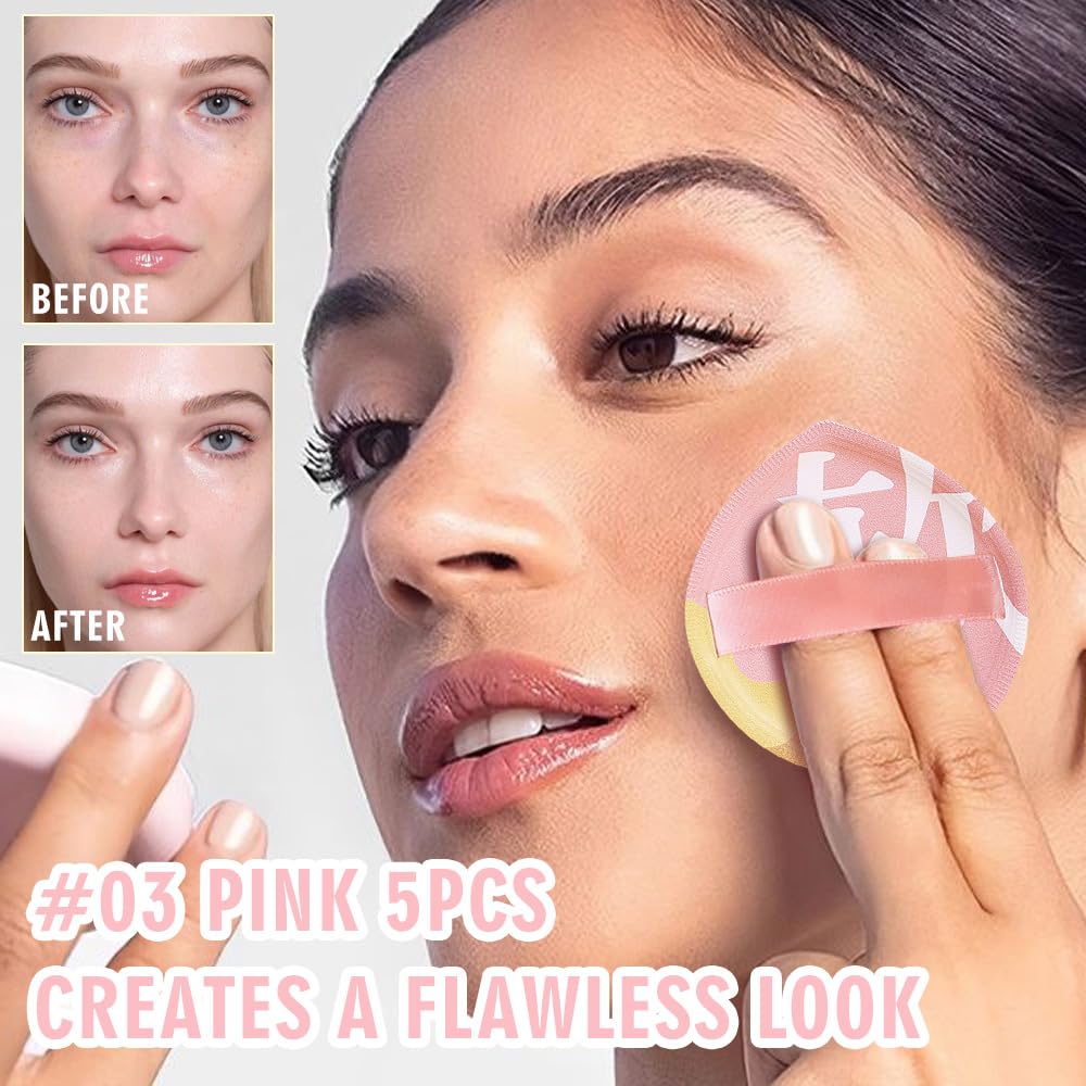 Makeup Sponge for Foundation Concealer and Powder,Latex Free Blender Sponge for Natural and Easy Makeup Soft Long Lasting Beginn