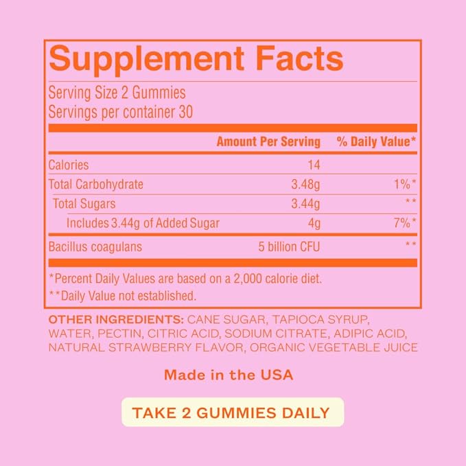 Cheeky Bonsai Balanced Babe Vaginal Probiotic Gummies for Women - Balanced pH, Healthy Odor, and Flora Support - 5 Billion CFUs - Juicy Strawberry Flavor, 60 Count