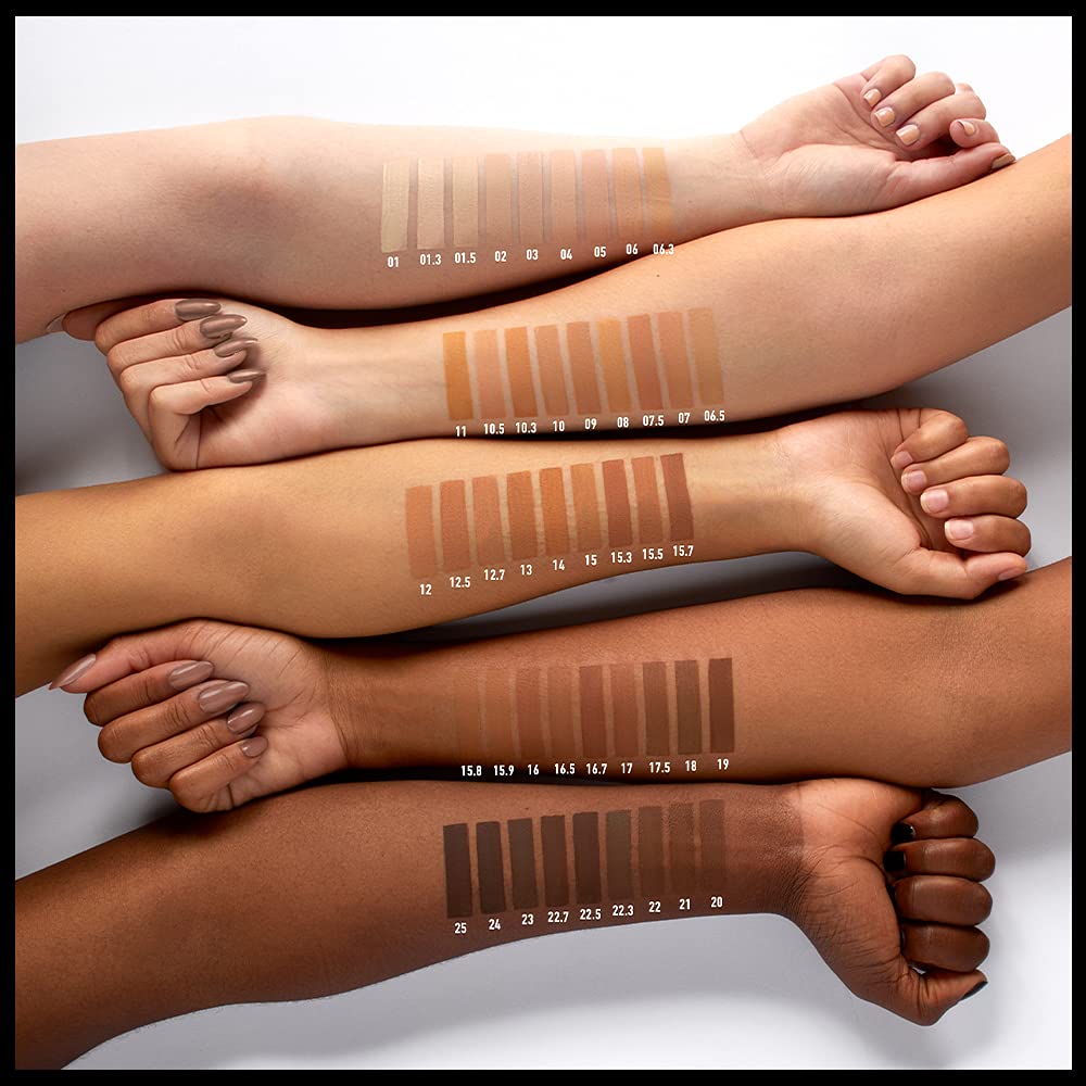 NYX PROFESSIONAL MAKEUP Can't Stop Won't Stop Foundation, 24h Full Coverage Matte Finish - Deep Walnut (Pack of 2)