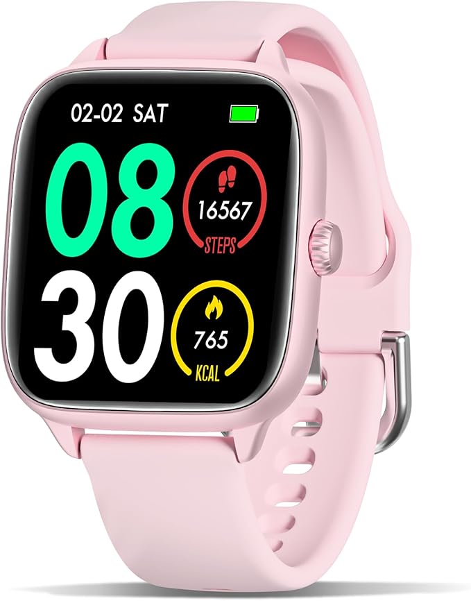 JYUAJOI Health Fitness Tracker (Answer/Make Calls), Smart Watch with 24/7 Heart Rate Monitor, Activity Tracker with Blood ...