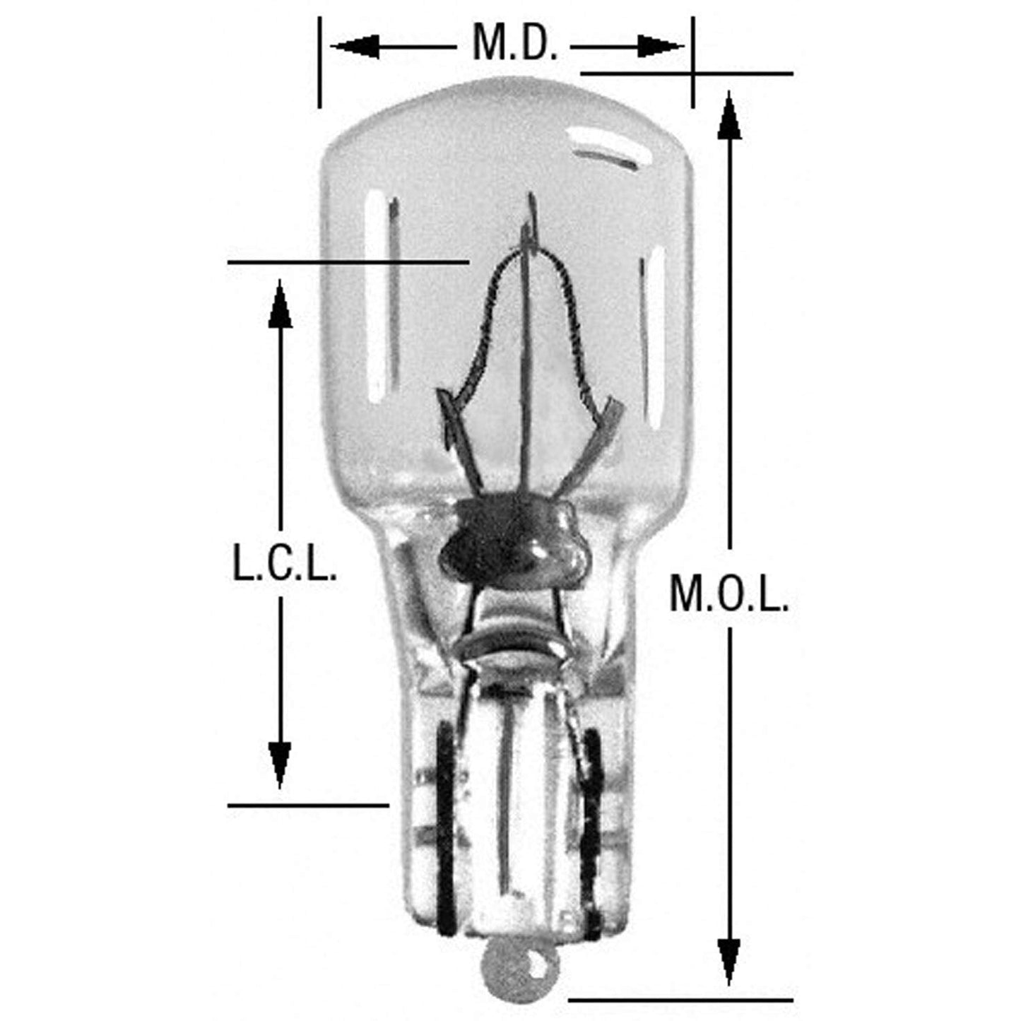 Wagner Lighting 24 Multi-Purpose Light Bulb, Box of 10, Glass, Standard