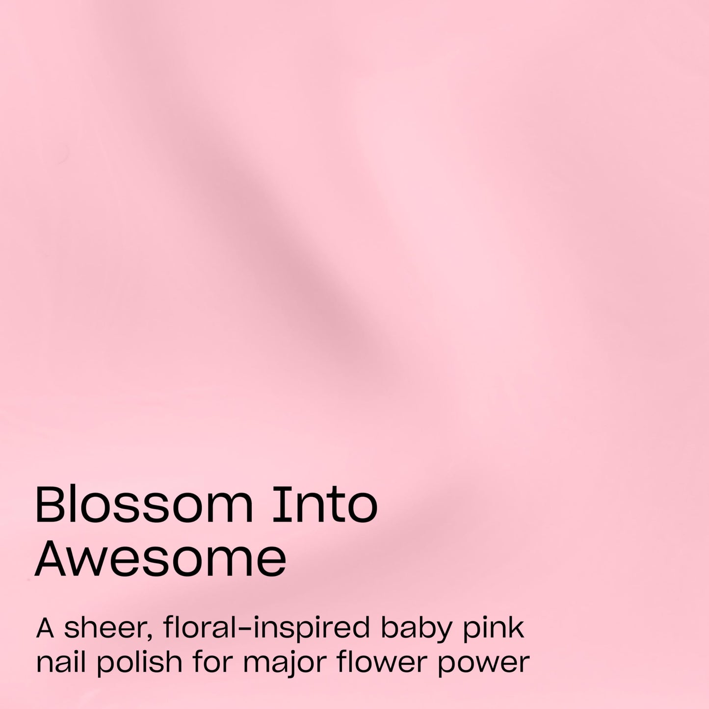 OPI Nature Strong Blossom Into Awesome | Semi-Sheer Soft Warm Pink Crme Natural Origin Nail Polish LE | Plant Based, Vegan, Crue