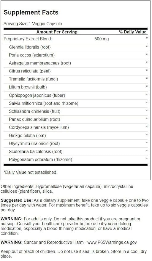 Swanson Lung Essentials 500 mg 120 Veg Caps (4 Pack)