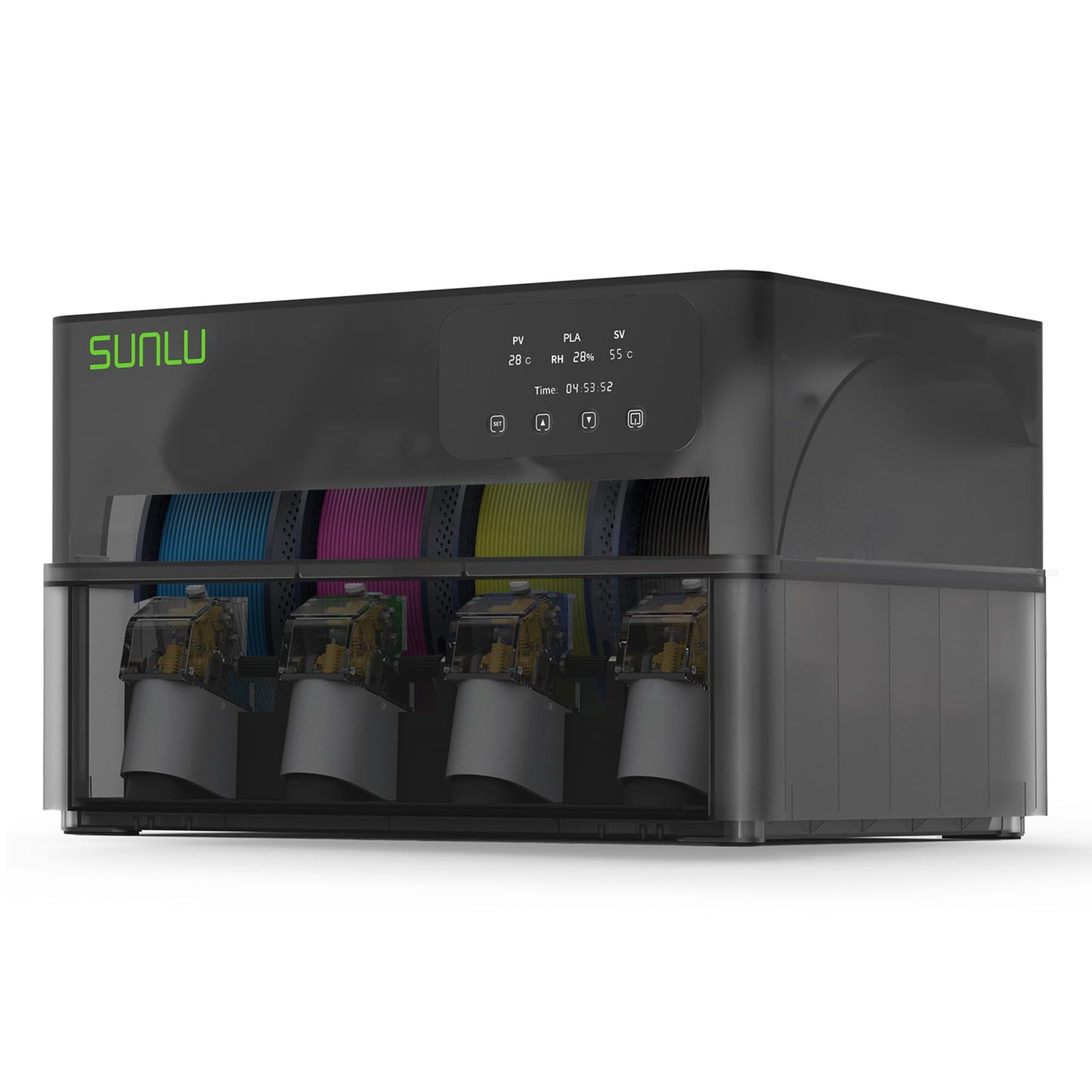 SUNLU AMS Heater, Compatible with AMS Gen 1 – Enables Simultaneous Printing & Drying, Easy Installation, Fast Heating to 70°C, 4-Spool Capacity Filament Dryer