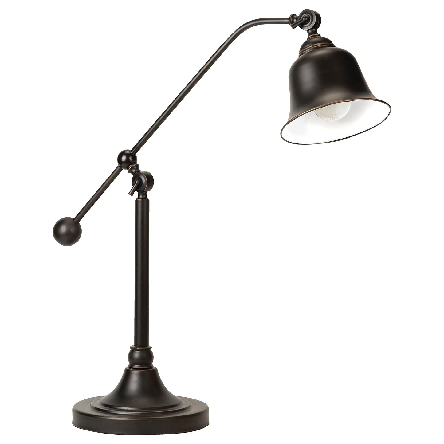 Coaster Home Furnishings Desk Lamp - Bronze Metal, 6D X 29W X 37.5H, Model 901186