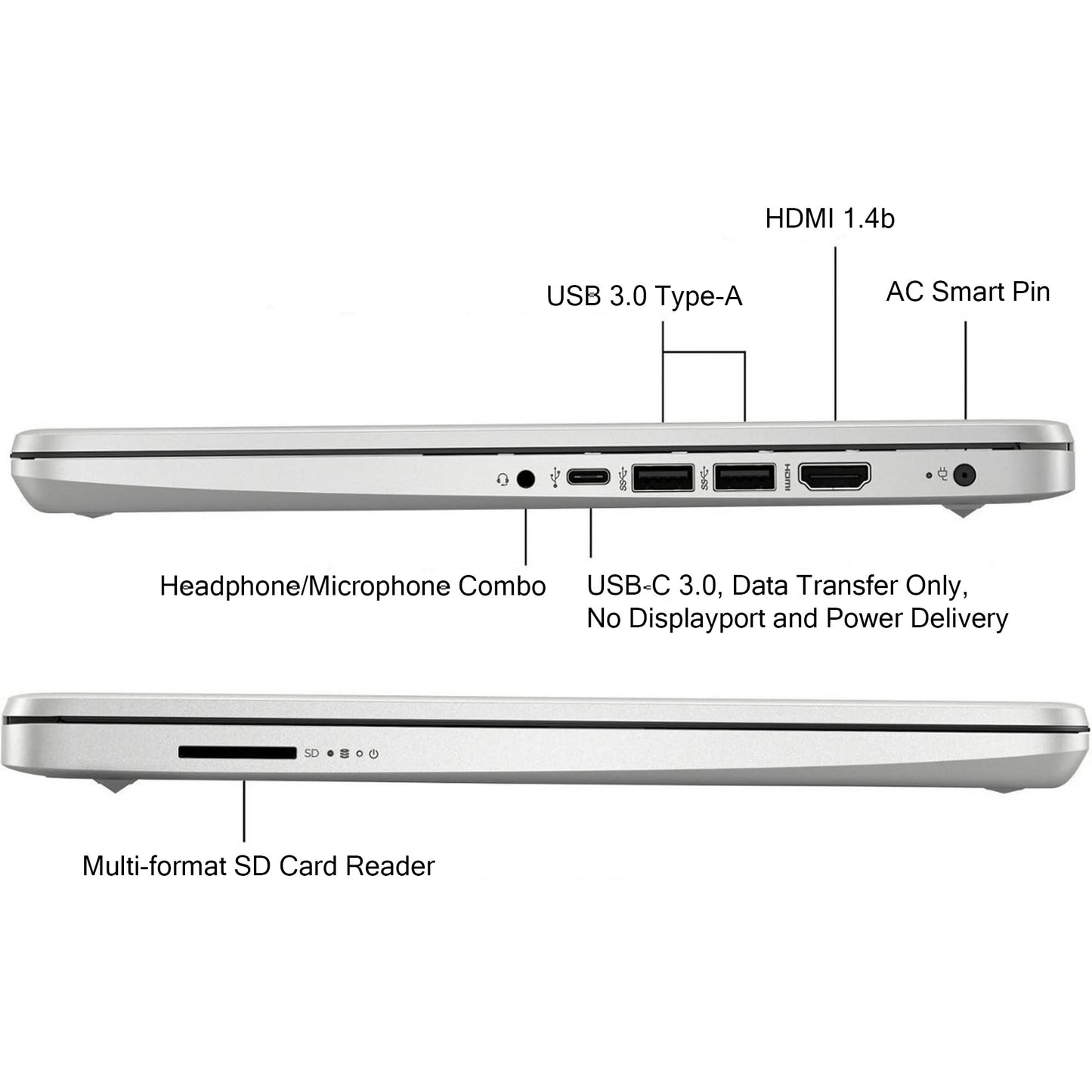 Hp 14 Laptop, One Year Office 365 Included, Intel 4-Core N4120 Processor 2.6 Ghz, 11 Hours Long Battery Life, 32Gb Ram, 128Gb Em