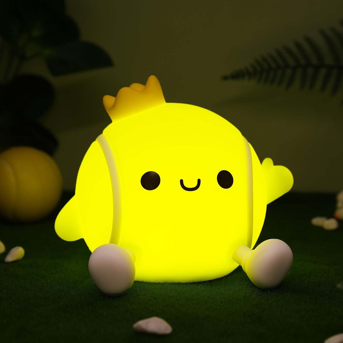 Attivilife Tennis Night Light  Tennis Ball Gifts For Kids  Rechargeable Nursery Bedroom Table Decor Dimmable Led Touch Lamp  Birthday Graduation Christmas Gift For Baby Boy Girl Teen mature-themed Athlete