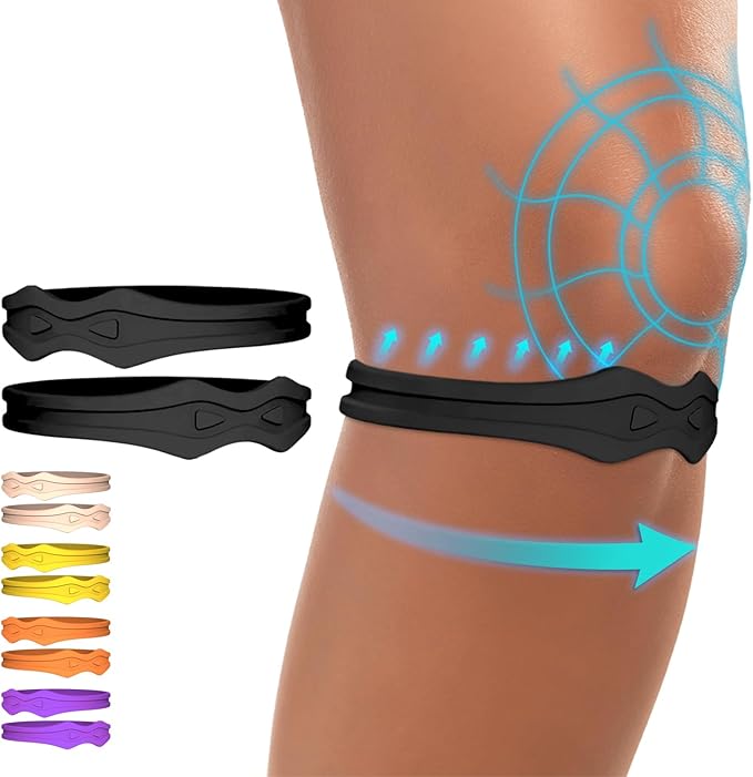 Fit Geno Knee Strap Patella Support: Knee Band for Patellar Tendon Pain Relief - Knee Brace for Tendonitis Jumpers Running...