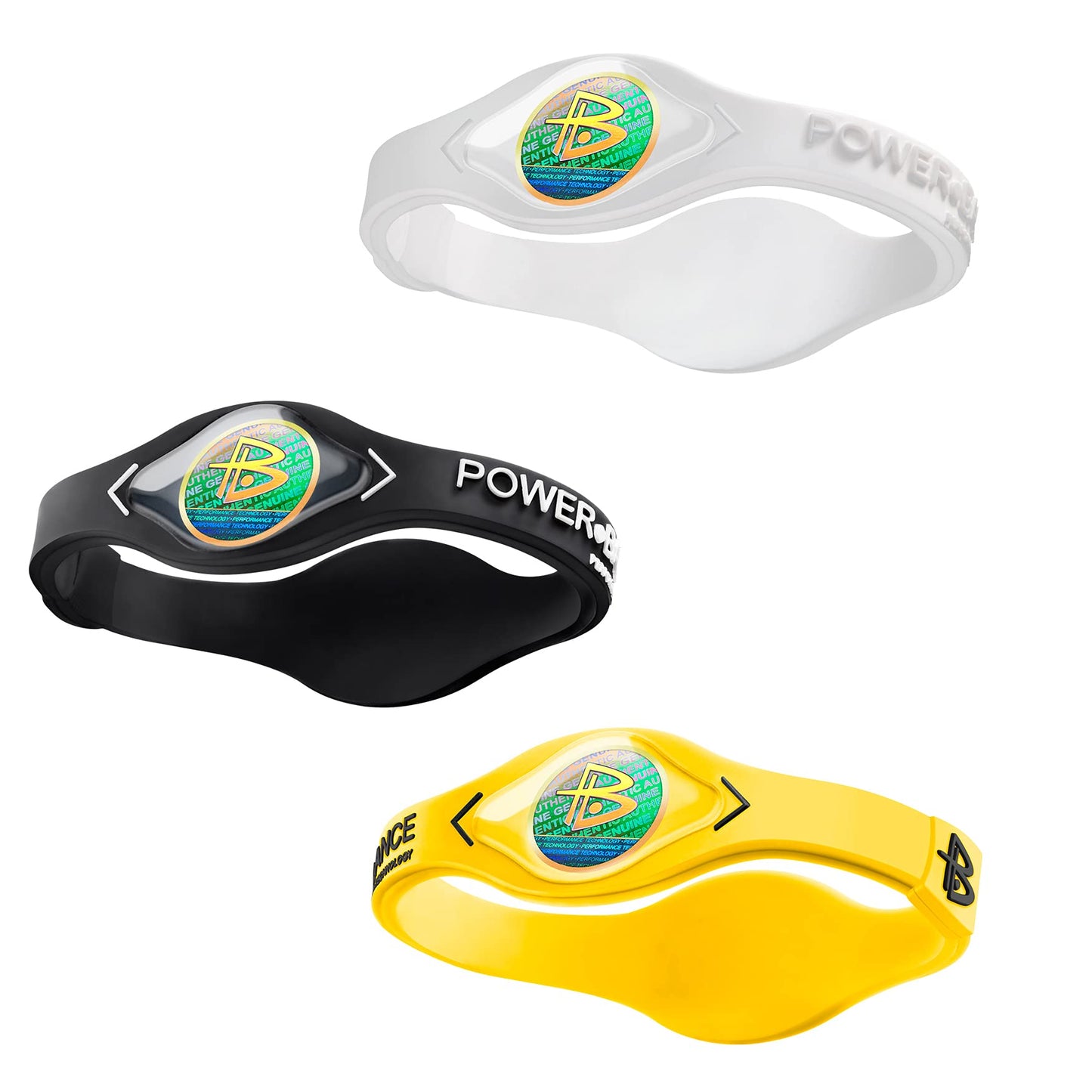 Power Balance the Original Genuine Performance Wristband, safe Waterproof Lightweight durable, size of M+M+L(M 19.0CM/L 20.5CM)