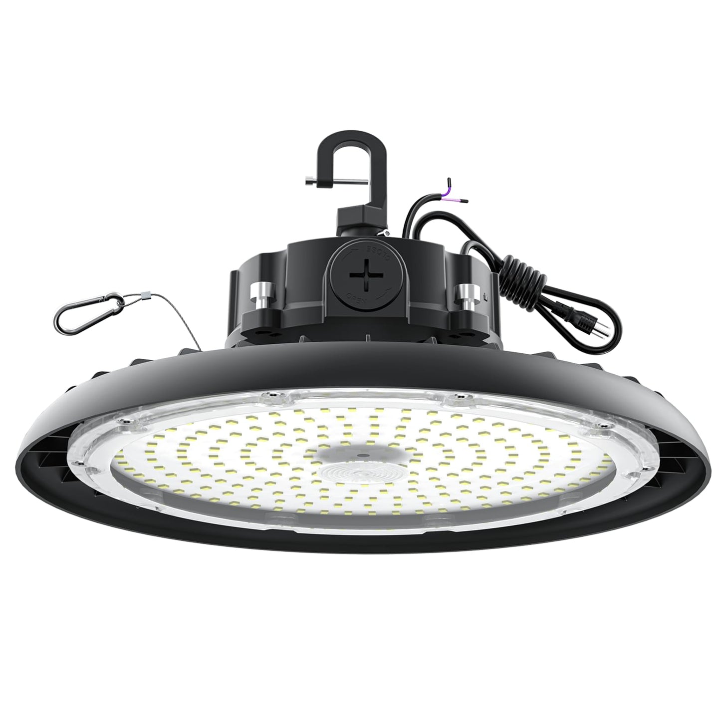 Aikvsxer Led High Bay Lights 180W Ufo Shop Lights 32400Lm 6000K Commercial Bay Lighting Fixtureip65 5Ft Cable Plug & Play For Warehouse Factory Garage Workshop Barn 1 Pack