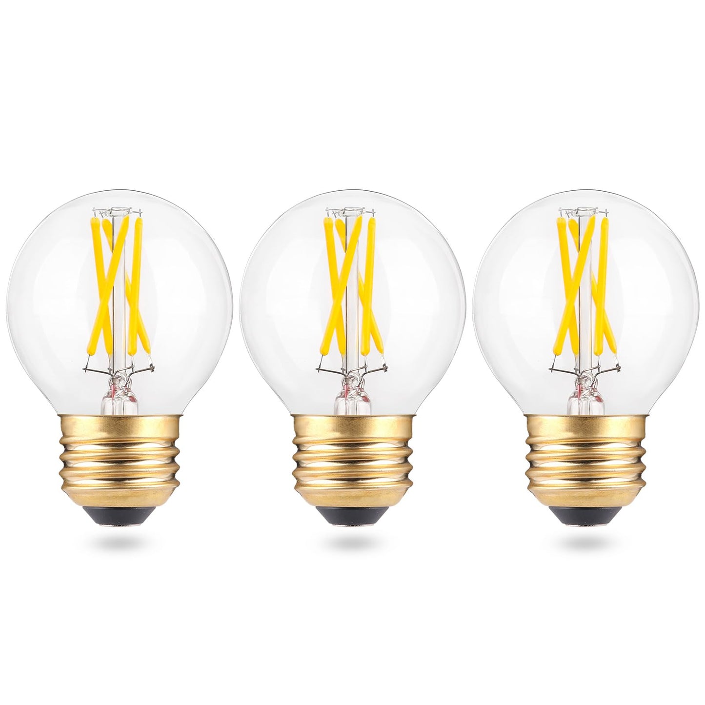 Eq Lighting Dimmable A15 Led E26 Small Light Bulb  Natural White 4000K  40Watt Equivalent Ceiling Fan Light Bulbs  E26 Standard Base Appliance Globe Light Bulb  4W 400Lm  3 Pack