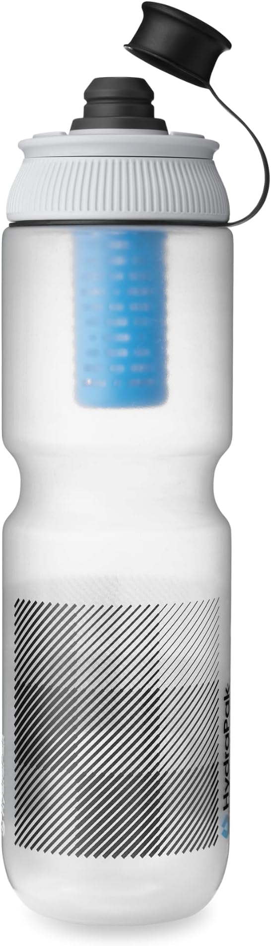 HydraPak Breakaway+ 30oz / 880ml Filtered Squeeze Water Bottle - For Cycling, Hiking, & More - Fits Bike Cages & Backpack Pockets, Integrated Water Filter, BPA-Free