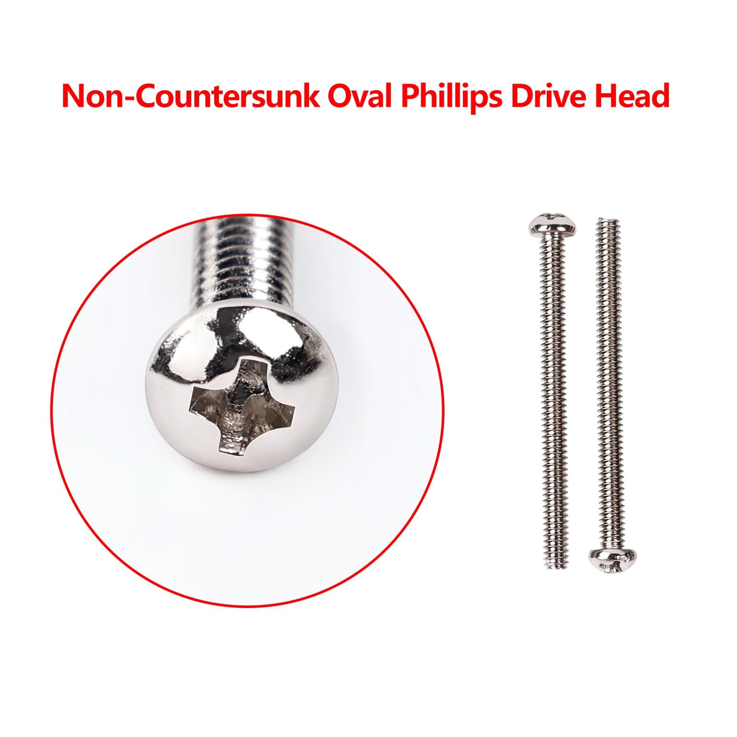 Banworks Usa/Imperial Thread Guitar Humbucker Pickup Screw Vintage Phillips-Head Humbucker Pickup Height Screws With Springs For