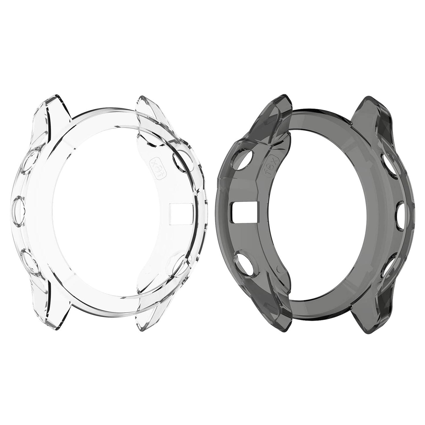 Ruentech Case Cover Compatible With Garmin Fenix 6X/6X Pro/Fenix 6X Sapphire Case Protector Tpu Protective Case Frame For Fenix