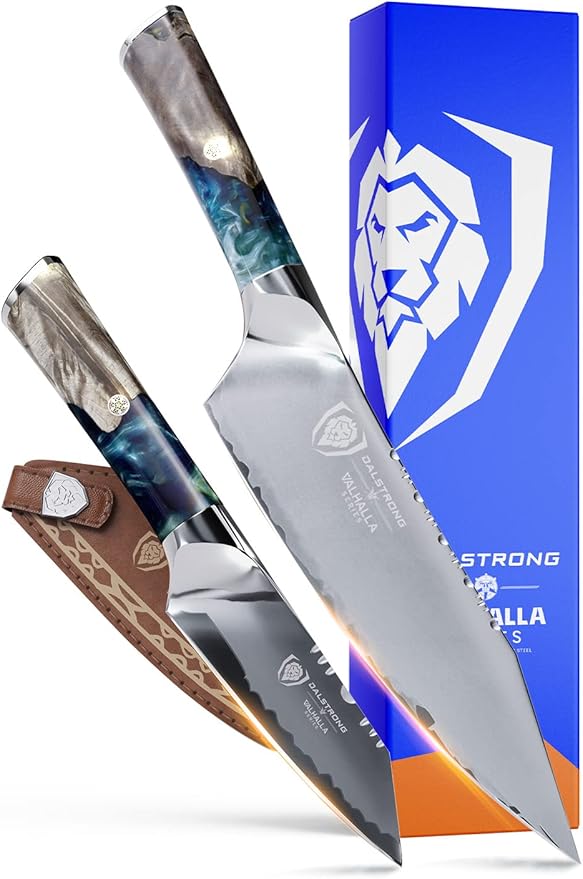 Dalstrong Valhalla Series Chef Knife 8" Bundled with Paring Knife 4" Gift Set