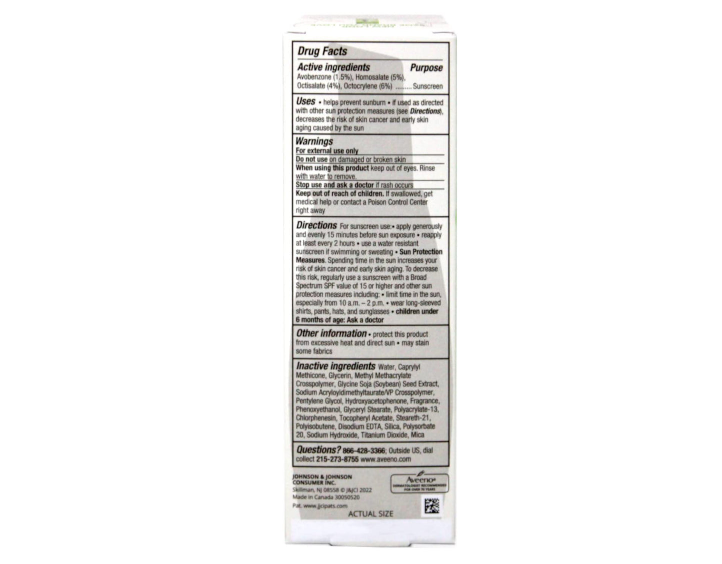 2 Pack - Aveeno Positively Radiant Daily Face Moisturizer SPF 30, 2.3 Fl. Oz.