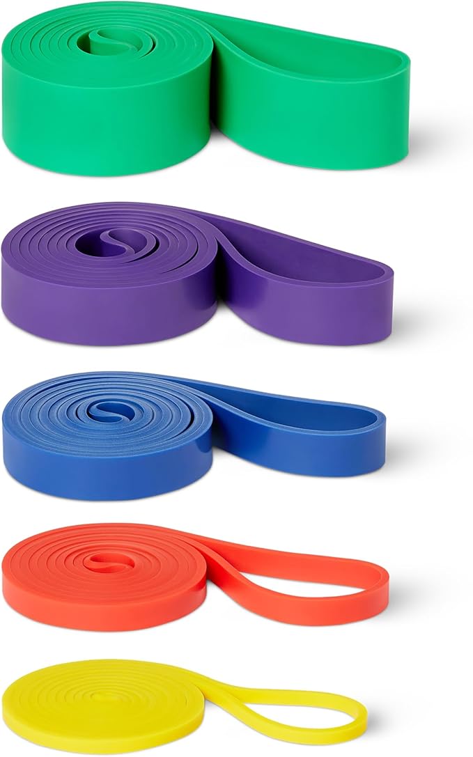 Amazon Basics Exercise Resistance Bands for Working Out, Set of 5