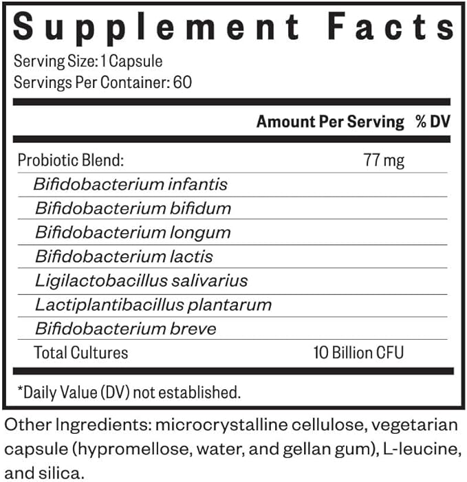 Seeking Health ProBiota HistaminX, 10 Billion CFU Low-Histamine Probiotic Supplement for Gut Health, Microbiome Balance, Digestive Comfort for Histamine Intolerance, Vegan & Vegetarian (60 Capsules)