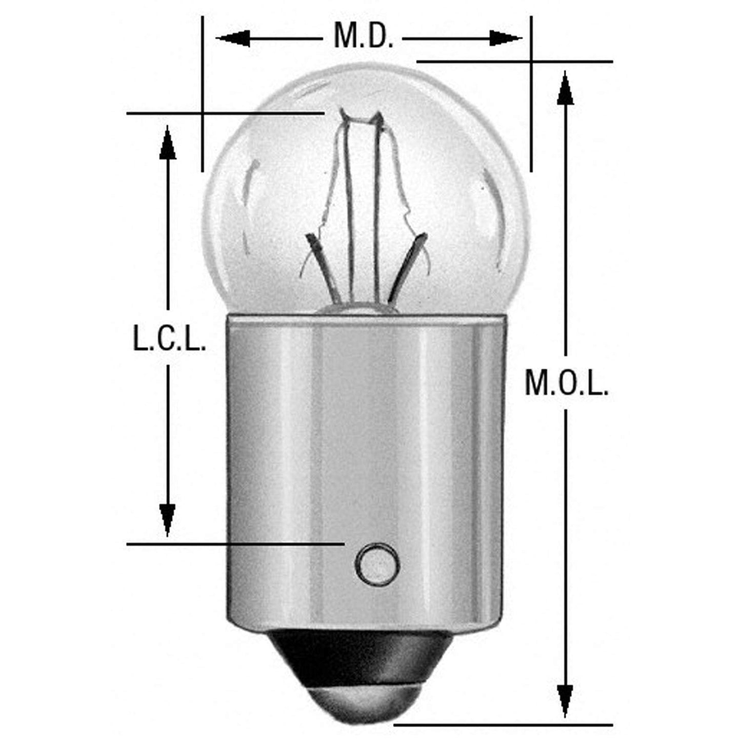 Wagner Lighting 53 Multi-Purpose Light Bulb, Glass, Box of 10