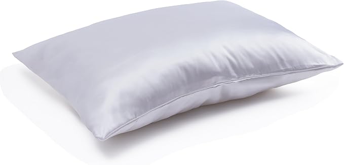 Satin Beauty Pillowcase for Hair and Skin with Hidden Zipper. 20x26 Inches 2 Pack Pillowcases. Soft Breathable Smooth Cooling Pillow Covers for Sleeping. (SPW)