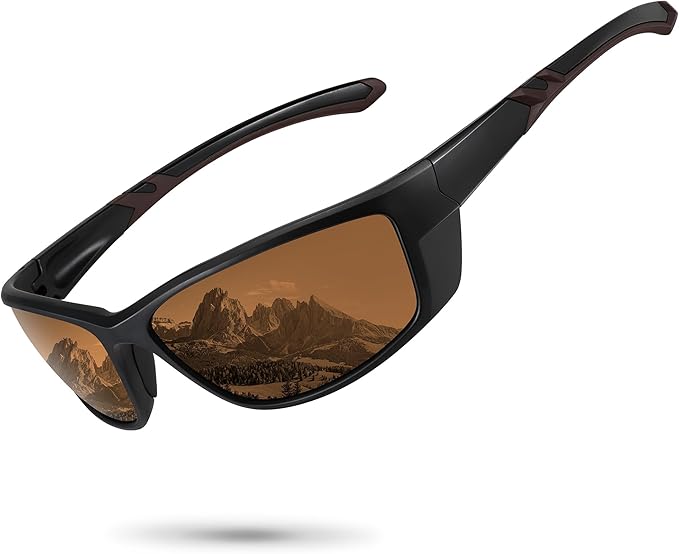 Ofwin Sports Polarized Sunglasses for Men Women UV Protective Driving Running Cycling Fishing Sun Glasses