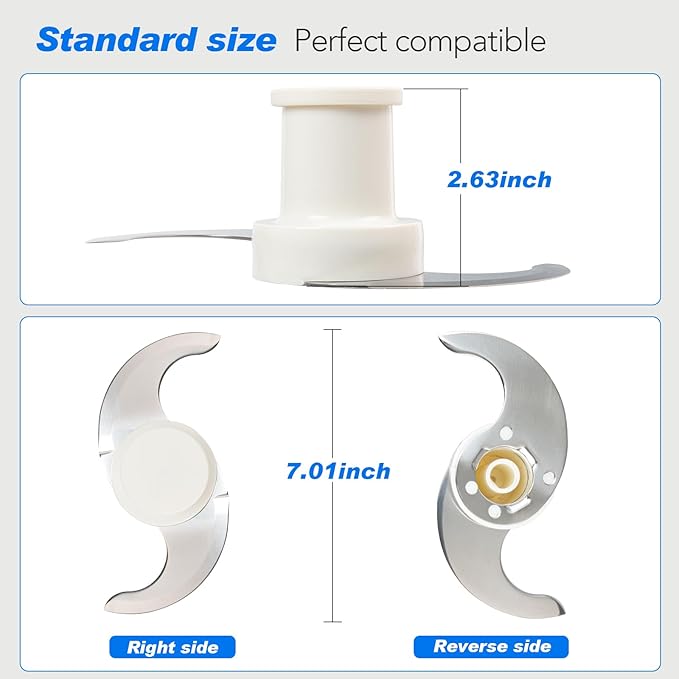27055 Replacement S Blade|robot coupe blade|robot coupe Commercial Food Processor, Compatible with robot coupe R101, R2, R2N, R2B, R2U,R301, R401 etc. Robot Coupe Smooth Blade assembly,1 Year Warranty