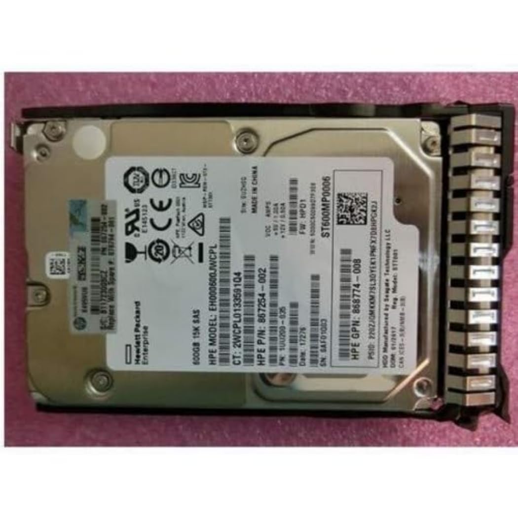 Hewlett Packard Enterprise 870795-001 Internal Hard Drive 2.5 900 Gb Sas