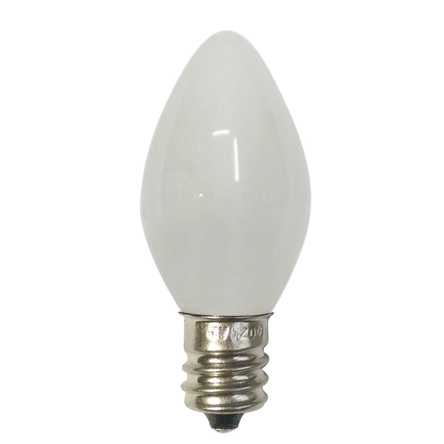 Brite Star C7 Replacement Bulbs, 1 Count, White Glass, Model 44-354-00