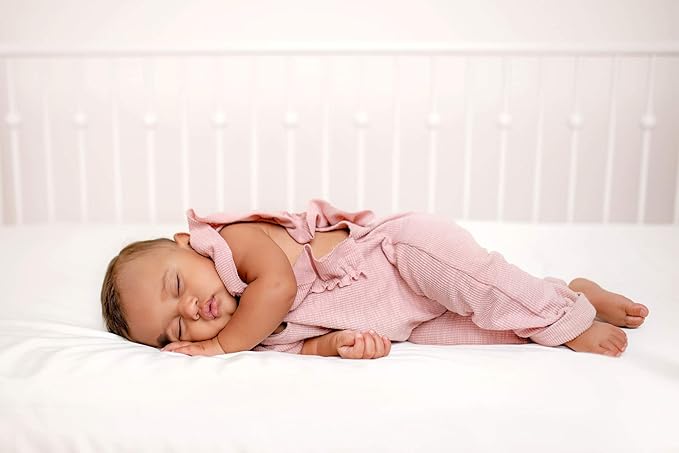 Crib Fitted Sheet by Pure Bamboo, Genuine 100% Organic Viscose Derived from Bamboo, Luxuriously Soft, Ultimate Cooling, Fits Standard Size Crib Mattress (Charcoal)