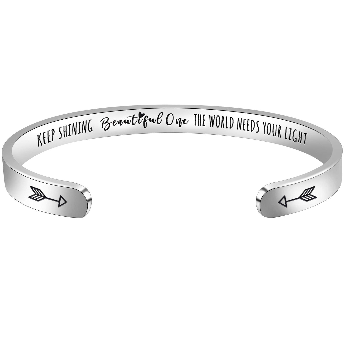 Btysun Women Gifts for Christmas Inspirational Bracelets for Women Christmas Gifts for Teenage Xmas Gift Cuff Bracelet